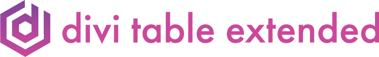 Divi Table Extended